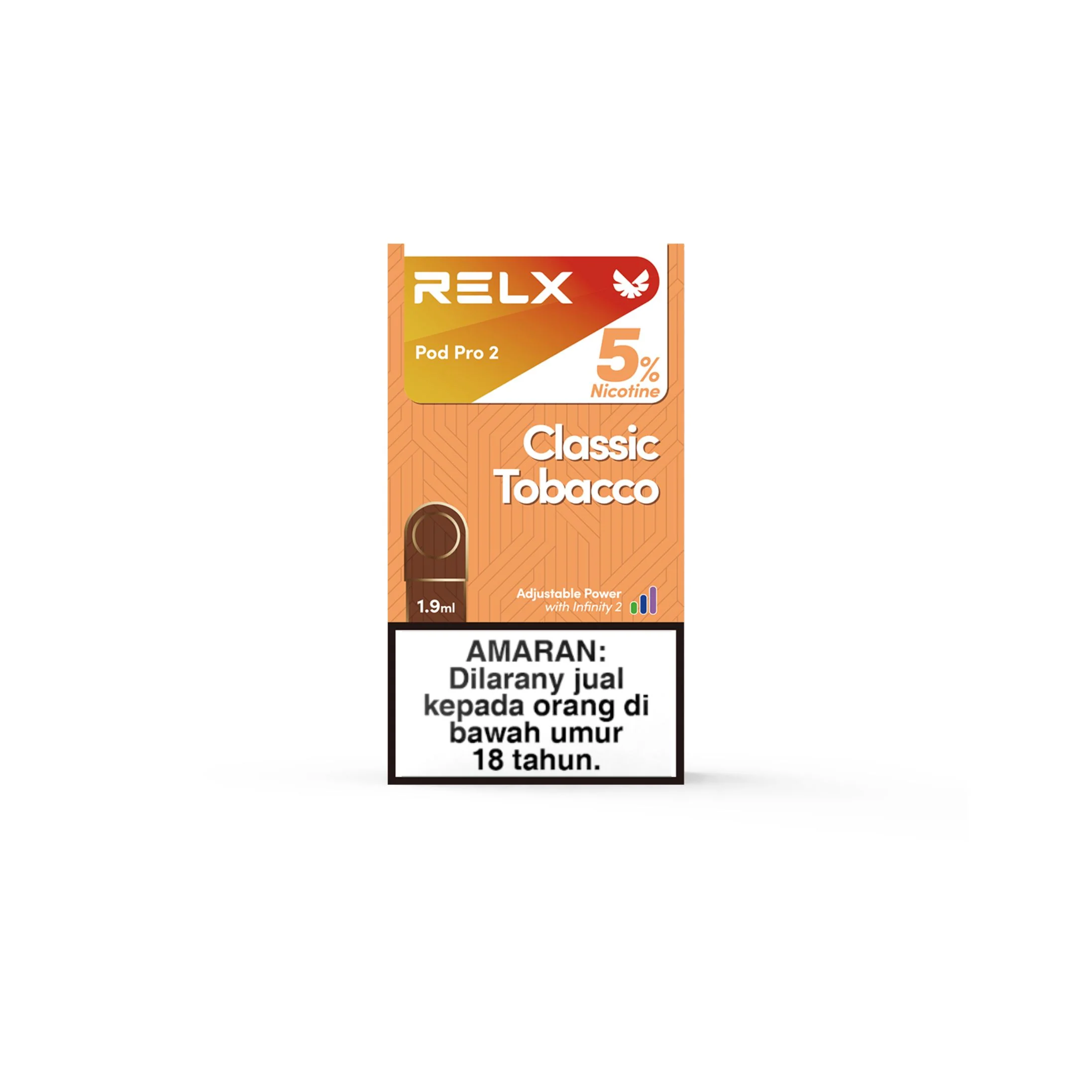 RELX Pod Pro 2 Classic Tobacco 5% 1 classic tobacco
