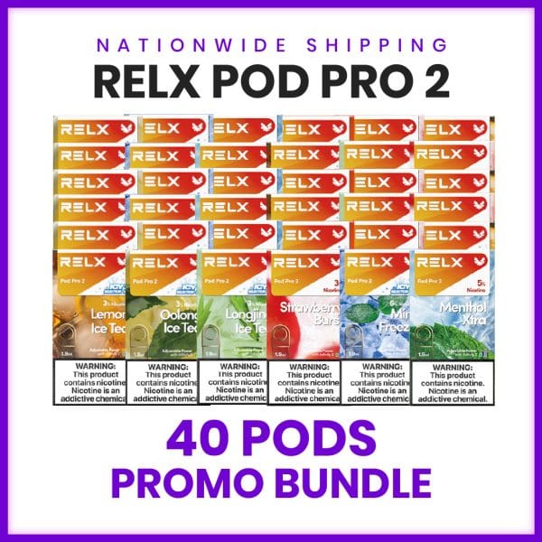 RELX Pod Pro 2 40Pcs Bundle
