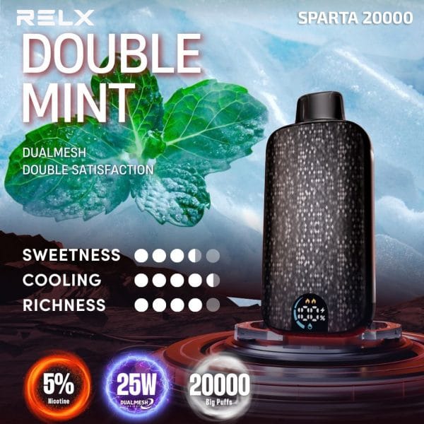 Relx Sparta 20000 double mint