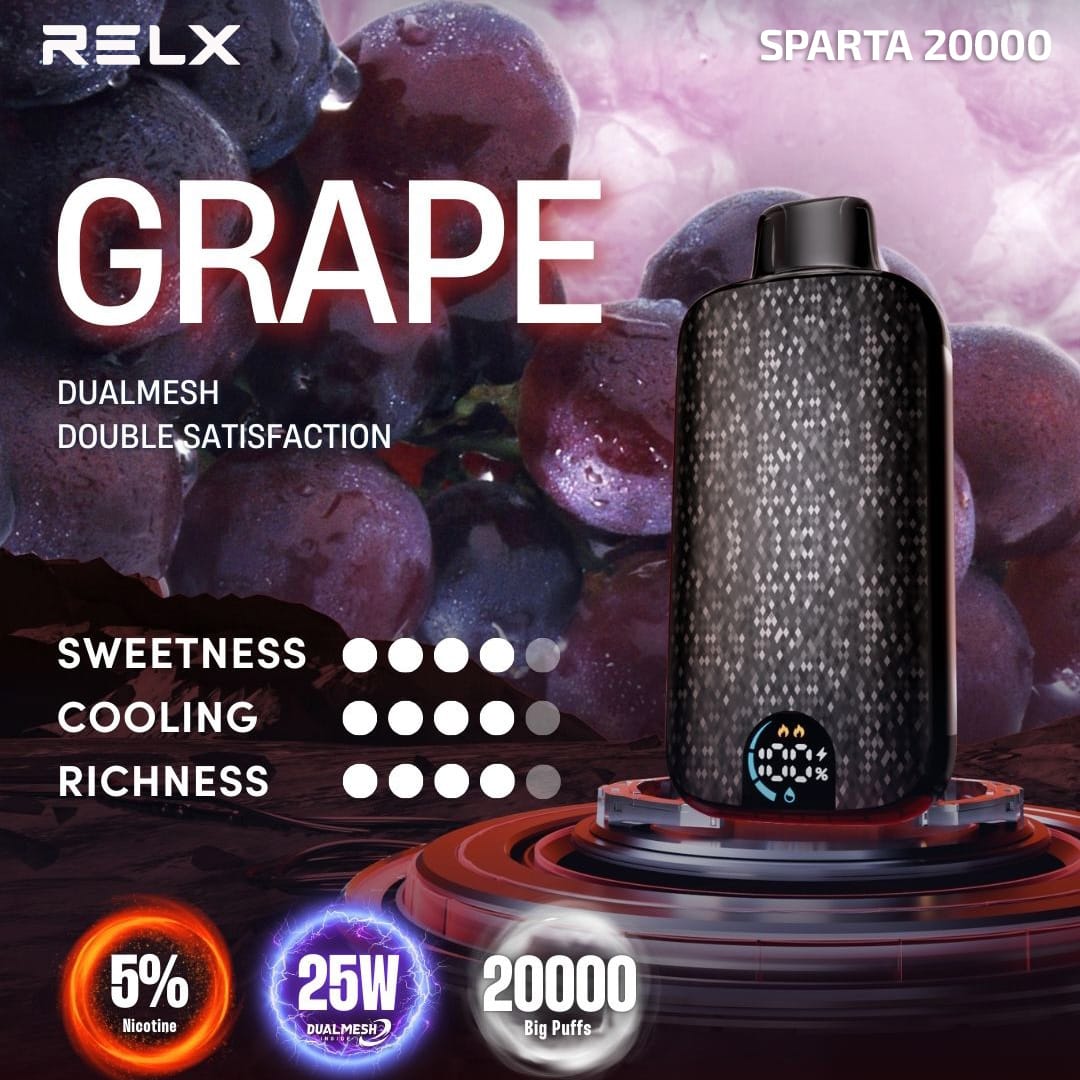 Relx Sparta 20000 Grape 1 Relx Sparta 20000 grape