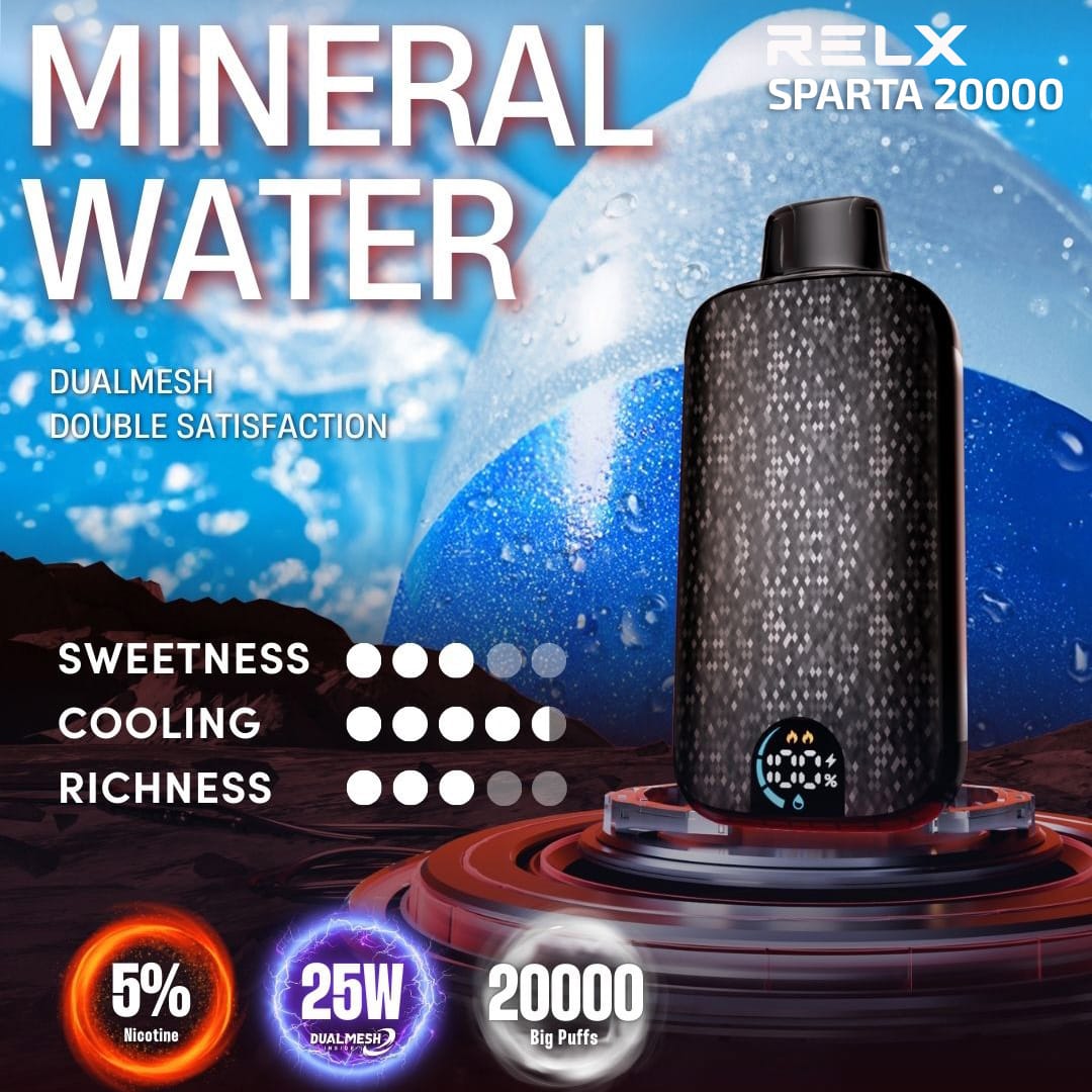 Relx Sparta 20000 Mineral Water 1 Relx Sparta 20000 mineral water