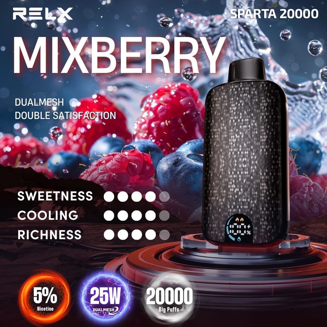 Relx Sparta 20000 Mixberry 1 Relx Sparta 20000 mixberry