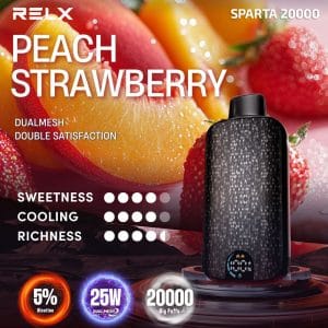 Relx Sparta 20000 Peach Strawberry 2 Relx Sparta 20000 peach strawberry